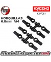 HORQUILLAS DE ROTULAS 6,8mm M4 KYOSHO (8) HG K.97051