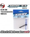 EJE DE TRANSMISIÓN XRAY X4 ECS BB 58mm 305316