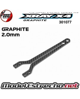 CUBIERTA SUPERIOR DE GRAFITO X4´23 FRONTAL ABIERTO 2.0mm 301077