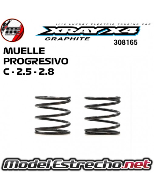 MUELLE PROGRESIVO XLP C - 2.5 - 2,8 (2P) 308165