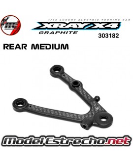 XRAY X4 CFF REAR LOWER ARM INNER SHOCK POSITION MEDIUM RIGHT 303182-M