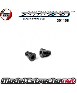 XRAY X4 TOP DECK HEX SCREW M3x5.5 301158