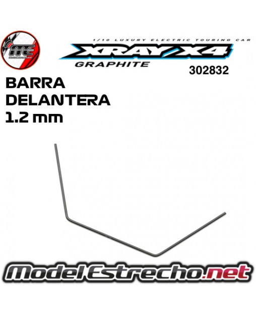 XRAY X4 BARRA ESTABILIZADORA DELANTERA 1.2mm 302832