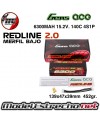 GENS ACE REDLINE SERIES 6300MAH 15.2v. 140C HV 4S1P HARDCASE GEA63004S14D5