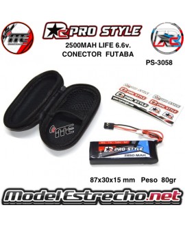 BATERIA RX/TX RC PROSTYLE LIFE 2500mha 6,6v PS-3058