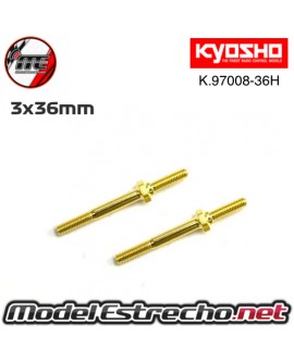 EJE 3.5X49mm KYOSHO INFERNO MP9 ( 2U. )