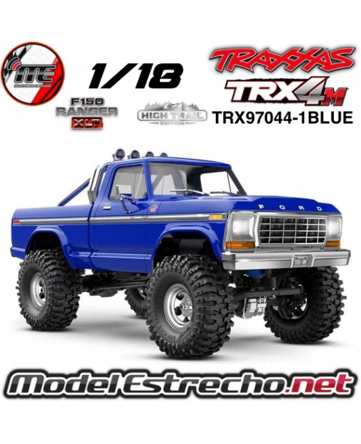 TRAXXAS TRX4M 1/18 FORD F-150 HIGH TRIAL EDITION BLUE TRX97044-1BLUE