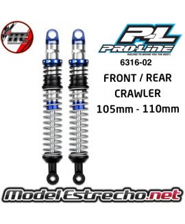 AMORTIGUADOR PROLINE 1/10 PRO-SPEC FRONT/REAR 105mm-110mm PARA CRAWLER