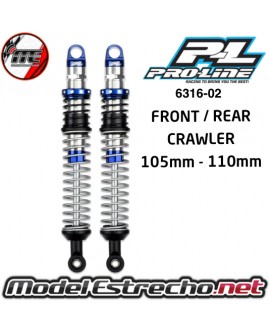 AMORTIGUADOR PROLINE 1/10 PRO-SPEC FRONT/REAR 105mm-110mm PARA CRAWLER
