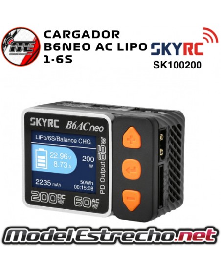 CARGADOR SKYRC B6NEO AC LIPO 1-6S  SK100200