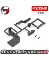 ESPACIADOR DE MOTOR Y SOPORTE DE CABLES KYOSHO INFERNO MP10E TKI2 IF560