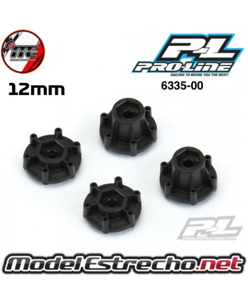 ADAPTADORES HEXAGONALES 12MM 6x30 RUEDAS PROLINE PR6335