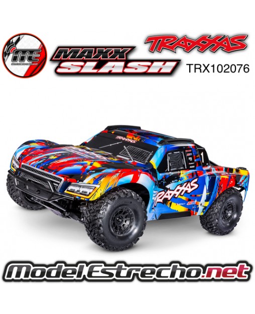 TRAXXAS MAXX SLASH 6S SHORT COURSE TRUCK ROCK & ROLL TRX102076-4RNR