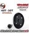 CORONA 43T PIÑON 10T OPCIONAL DELANTERO TRASERO TRAXXAS SLEDGE TRX9579R