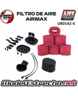 FILTRO DE AIRE ULTIMATE AIRMAX MAS 6 ESPUMAS ACEITADAS 
UR0542-6