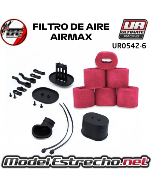 FILTRO DE AIRE ULTIMATE AIRMAX MAS 6 ESPUMAS ACEITADAS 
UR0542-6