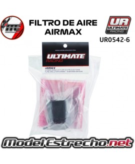 FILTRO DE AIRE ULTIMATE AIRMAX MAS 6 ESPUMAS ACEITADAS 
UR0542-6