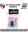 FILTRO DE AIRE ULTIMATE AIRMAX MAS 6 ESPUMAS ACEITADAS 
UR0542-6