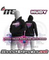 SUDADERA HUDY NEGRA CON CAPUCHA L