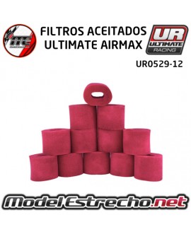 ESPUMAS FILTRO ACEITADOS ULTIMATE AIRMAX (12U.) UR0529-12