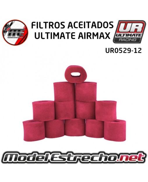 ESPUMAS FILTRO ACEITADOS ULTIMATE AIRMAX (12U.) UR0529-12