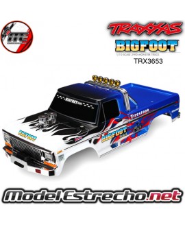 TRAXXAS CARROCERIA BIGFOOT FLAME OFFICIALLY LICENSEREPLICA
