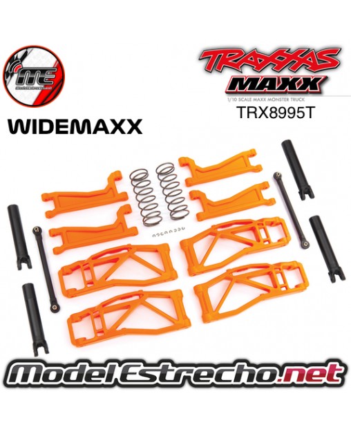 KIT DE SUSPENSION WIDEMAXX NARANJA TRAXXAS TRX8995T