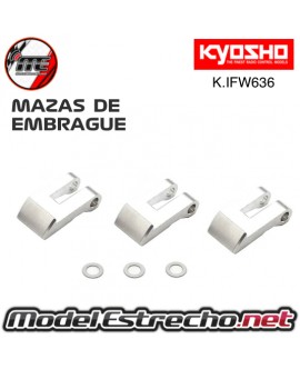 MAZAS DE EMBRAGUE ALUMINIO LW KYOSHO K.IFW636