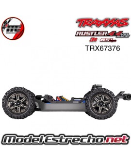 TRAXXAS RUSTLER 4x4 VXL HD TQi TSM AZUL TRX67376-4BLUE