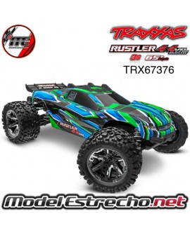 TRAXXAS RUSTLER 4x4 VXL HD TQi TSM AZUL TRX67376-4GRN