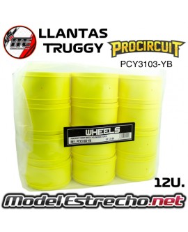 LLANTA PROCIRCUIT TRUGGY AMARILLA (12U.) PCY3103-YB