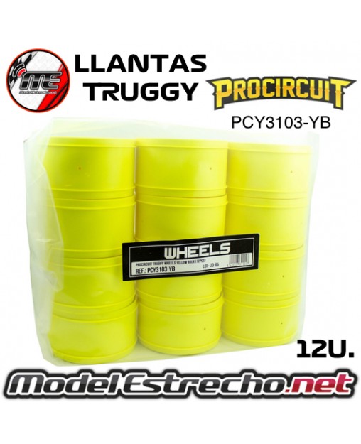 LLANTA PROCIRCUIT TRUGGY AMARILLA (12U.) PCY3103-YB