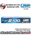 BATERIA LRP 8100MAH 2S 7.6v. 135C GRAPHENE-4 HV LRP431280