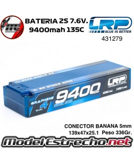 BATERIA LRP 9400MAH 2S 7.6v. 135C GRAPHENE-4 HV LRP431279