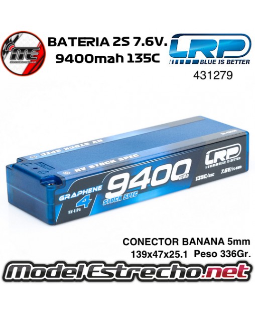 copy of BATEREIA LRP 2S 7.6v. 7400MAH 135C GRAPHENE-4 HV