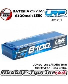 BATERIA LRP 6100MAH 2S 7.6v. 135C GRAPHENE-4 HV LRP431281