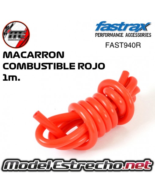 MACARRON FASTRAX 2.3mm de 1m ROJO FAST940R