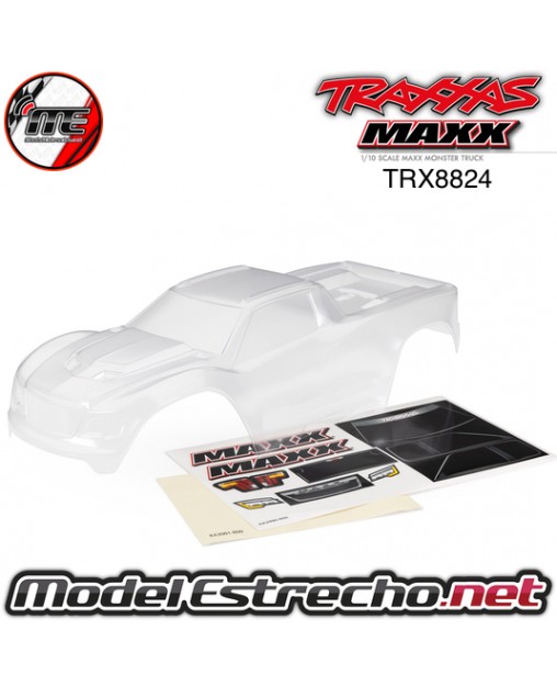 CARROCERIA TRAXXAS MAXX TRANSPARENTE TRX8824