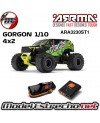 ARRMA GORGON 2WD MT 1/10 RTR AMARILLO  ARA3230ST1