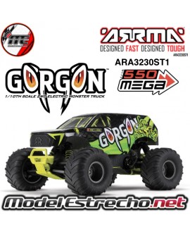 ARRMA GORGON 2WD MT 1/10 RTR AMARILLO