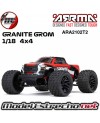 ARRMA 1/18 GRANITE GROM 4WD MT RTR ROJO ARA2102T2