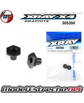 XRAY X4 ALUMINIUM WHEEL HUB (SPRING CLIP) (2u.)
305356