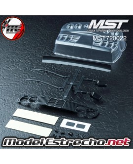 CARROCERIA MST BMW E30RB PANDEM TRASPARENTE