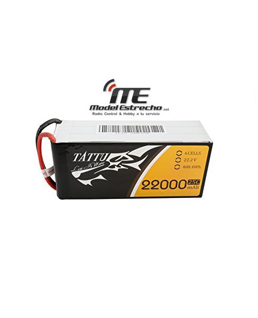 Gens Ace 22000mah 22,2v 25C 6S1P Lipo Battery pack