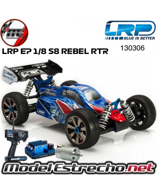COCHE LRP EP 1/8 S8 R BXE RTR 2,4 Ghz