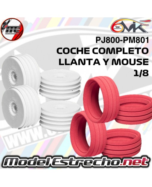 LLANTAS 6MIK BLANCA Y INSERTO (4U.) PJ800-PM801