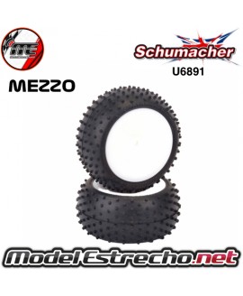 SCHUMACHER MEZZO 1/10 TRASERAS YELLOW PEGADAS 
U6891