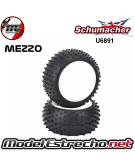 SCHUMACHER MEZZO 1/10 TRASERAS YELLOW PEGADAS 
U6891