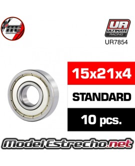 15X21X4mm RODAMIENTO HS TAPAS METALICAS (10U.) UR7854