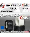 6MIK CRUNCH 2.0 1/10 TRASERA SINTÉTICA AZUL + INSERTO TM105B